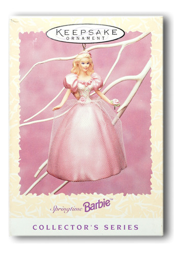 Hallmark Keepsake Ornament Springtime Barbie 1996 Edition
