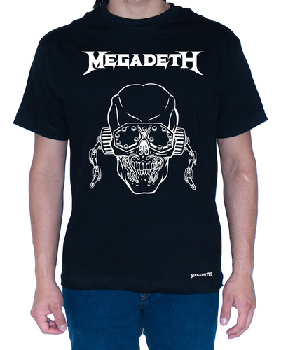 Camiseta Megadeth Rock Metal Music