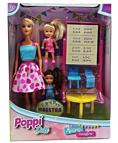 Imagen 2 de 8 de Muñeca Poppi Doll Kiara Maestra