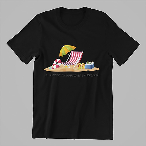 Imagem 2 de 2 de Camiseta Eu Sei O Que Vc Fez...