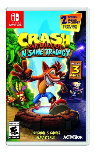 Crash Bandicoot Trilogy Nintendo Switch Nuevo (en D3 Gamers)