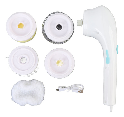 Cepillo De Limpieza Eléctrico Spin Scrubber Con Carga Usb In