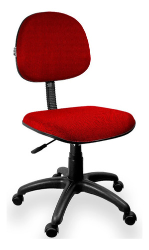 Cadeira Executiva Jserrano Vermelho - Ultra Móveis Cor Vermelha Material Do Estofamento Tecido