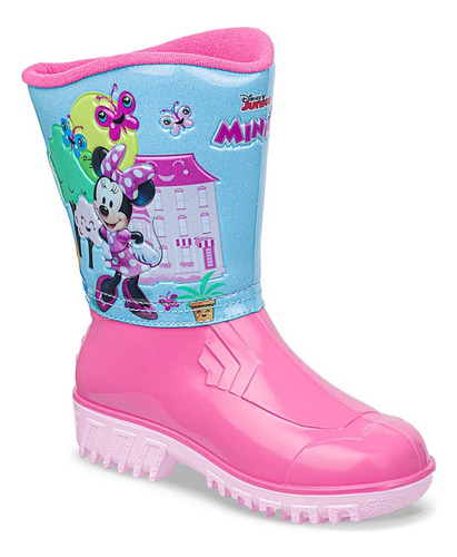 Botas Minnie Mouse Vitalia Fucsia Para Niña Disney