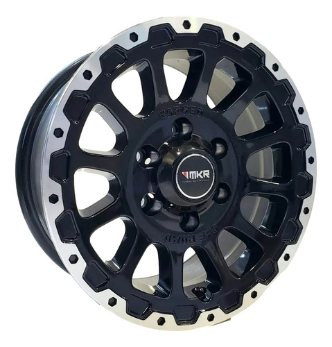 Jogo De Rodas Toyota Hilux Aro 16x7 / (6x139) Kr M15 Cor Preto