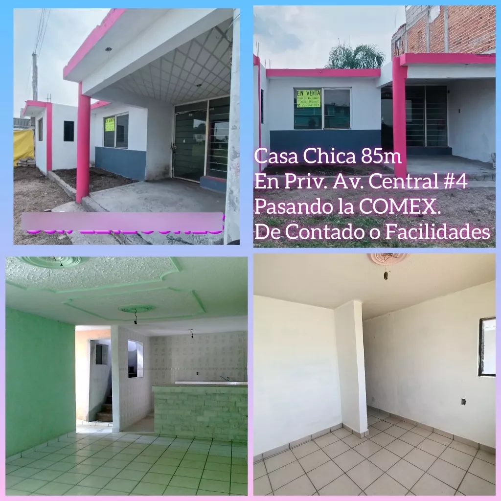 Casa Chica Y Lotes Bien Ubicados Facilidades O Contado