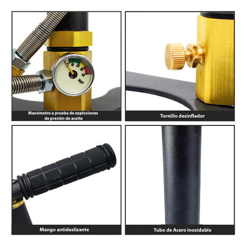 Bombín Pcp 3 Etapas 4500 Psi Inflador Pcp Bombín Neumáticos