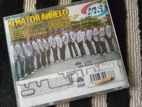Banda Ms Cd Mi Mayor Anhelo (Usado)