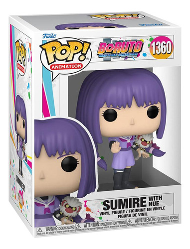 Boneco Funko Pop Animation Boruto Sumire con Nue 1360