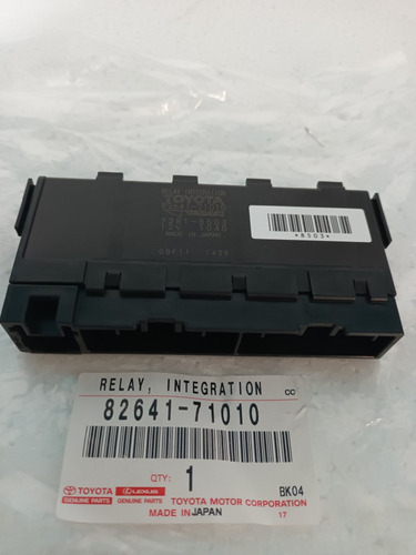 Relay De Integración Fortuner 2012 2013 2014 2015 2016 2017