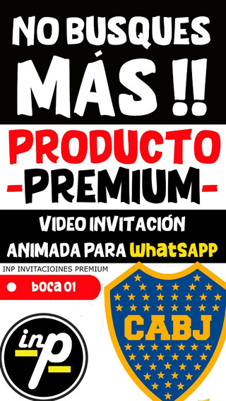 Invitacion Digital Boca 2 Tarjeta Video Animada Cumpleaños | MercadoLibre Invitacion Digital Boca 2 Tarjeta Video Animada Cumpleaños | MercadoLibre