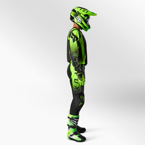Imagen 2 de 10 de Conjunto Motocross Fox Racing - 180 Monster - Black