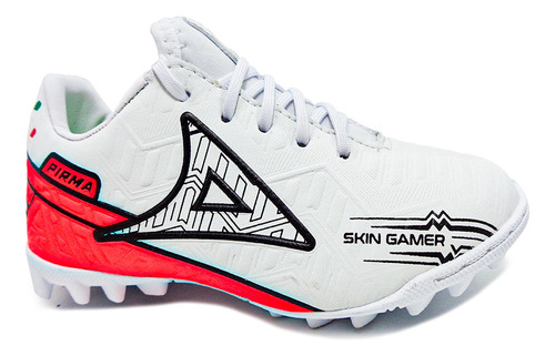 Tenis Futbol Pirma Skin Gamer Turf 3047 Blanco 15 Al 17