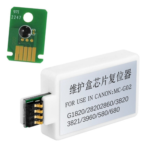 Reseteador Y Chip Para Canon Mc-g02 G610 G3160 G3260 G3260