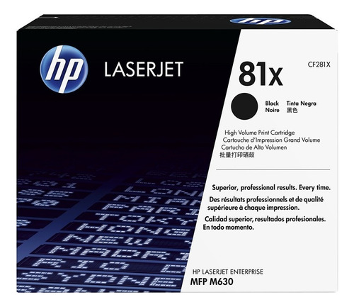 Toner Hp 81x Cf281x Negro Original M630