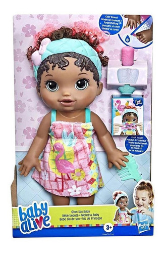 Boneca Baby Alive Glam Spa Dia De Princesa Acessorios Hasbro