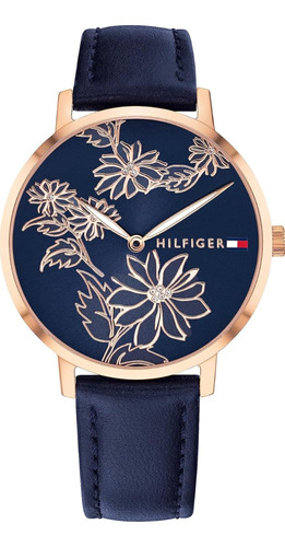 Reloj Tommy Hilfiger 1781918 Flores Mujer Azul Marino 35 Mm