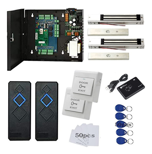 Sistema De Control De Acceso Mengqi-control De 2 Puertas, 60