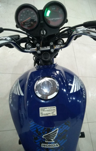 Moto Honda Cg Fan Ks Azul