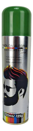  Tinta De Cabelo Spray 250 Ml Temporária Cor Verde