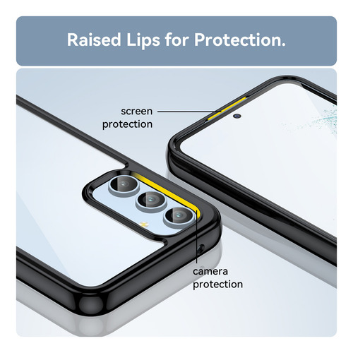 Funda Colorida De Tpu Para Teléfono Samsung Galaxy A06 A16 A36 A56 A55 A35 A25 A15 A05s A05 A14 A54 4g 5g, Funda A Prueba De Golpes