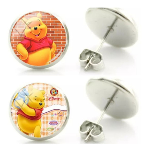 Aretes Winnie The Pooh  Incluye Caja!!