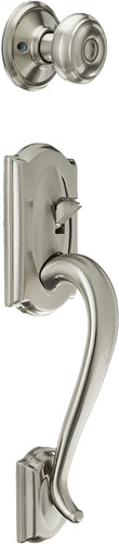 Schlage Fe285-cam-geo Camelot Picaporte Bajo, Con Pomo Estil