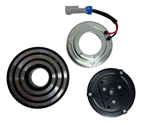 Conjunto Embreagem Polia Compressor Original Onix 4cc Spin