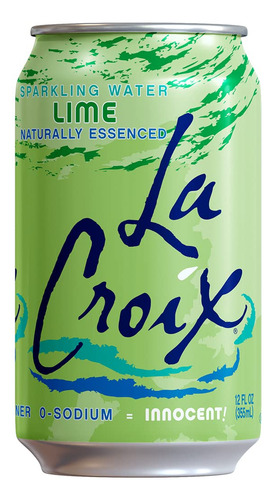 Agua Carbonatada Con Sabor Lima 355 Ml Paquete De 12