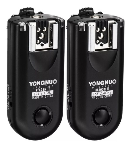 Radio Disparador De Flash Yongnuo Rf-603 Ii 2.4ghz + Pilas