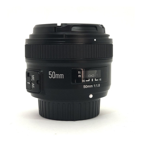 Lente Yongnuo 50mm F1.8 Yn50mm Nikon D3100 D3200 D3500 D5100
