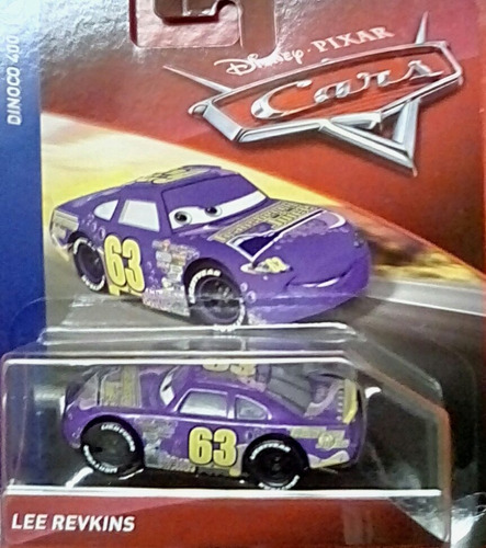 Cars 3 Lee Revkins # 63 Americano Original Nuevo Sellado