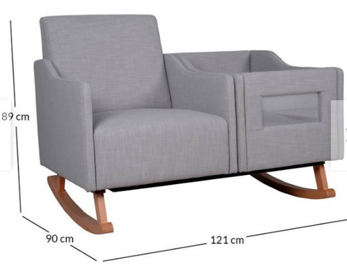 Sillon Sofa Mecedora Con Cuna Bebe Envio A Provincia