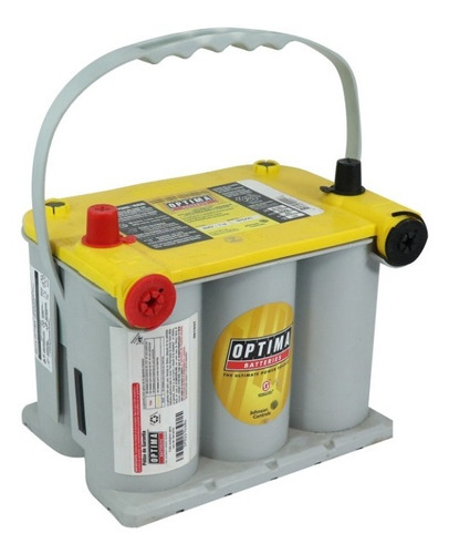 Imagen 2 de 7 de Bateria Gel Amarilla 12 Volts Optima D75/25 Chico 42300060