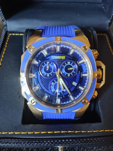 Reloj Technosport Azul Dama Original En Su Caja  Sin Uso. 