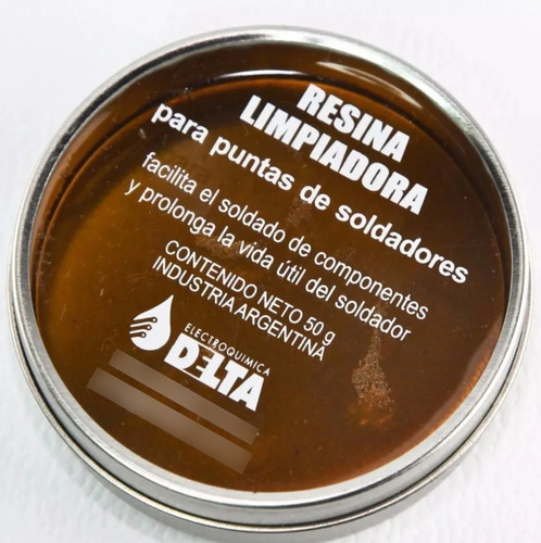 Resina Limpia Soldadores Quita Impurezas Delta 50gr