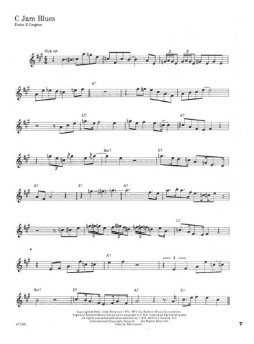 Solos For Jazz Alto Sax: Classic Jazz Solos As Played By.