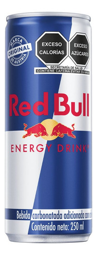 Red Bull Bebida Energética, Energy Drink, 250 Ml, 24 Latas