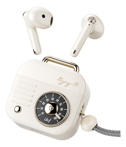 Auriculares Ikf Retro Air Bt 5.3, 4 Micrófonos, Enc Call, 36