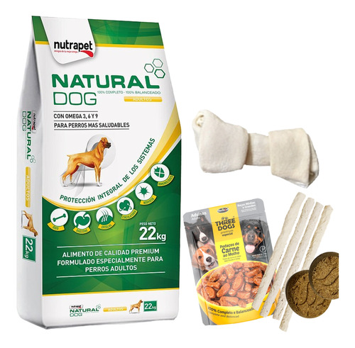 Alimento Perro Adulto Natural Dog 22 Kg + Envío + Regalo