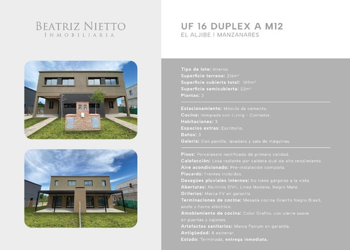 Imagen 13 de 16 de Emprendimiento Casas Y Dúplex Venta I El Aljibe I Manzanares I Pilar Zona Norte | Financiación |