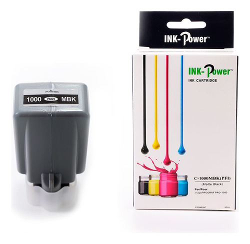 Tinta Pfi-1000 Mbk Compatible Con Imageprograf Pro-1000