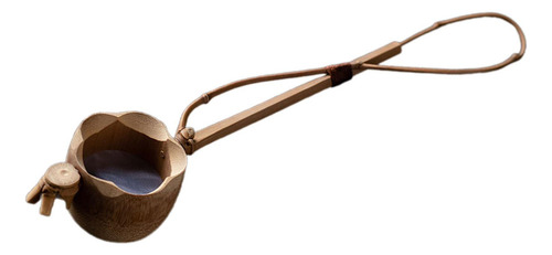 Colador De Té De Bambú, Herramienta De 22,3 Cm X 4,5 Cm