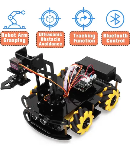 Uno R3 Proyecto Robot Inteligente Kit De Coche Uno R3, ...