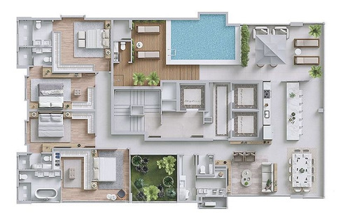 Apartamento Alto Padrão 4 Suítes - Barra Norte - 308_1