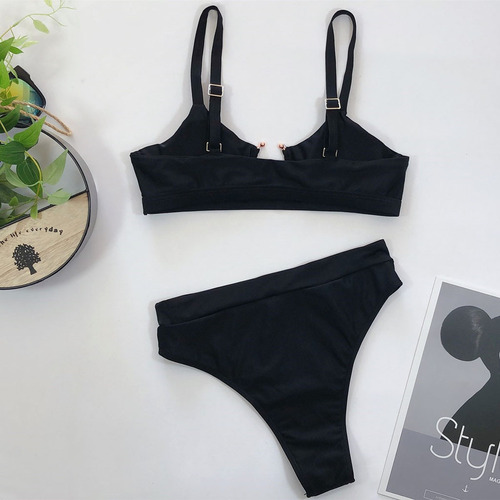 Conjunto De Traje De Baño Acolchado Para Mujer, Traje De Bañ