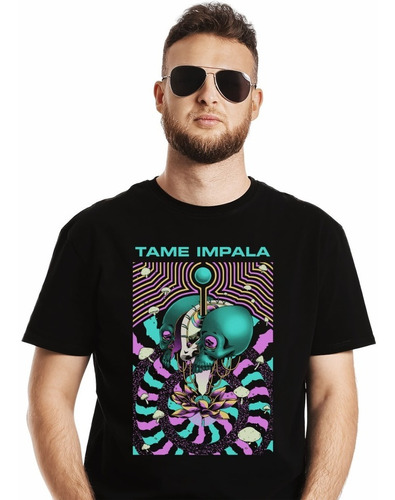 Polera Tame Impala Live In Mexico Rock Impresión Directa
