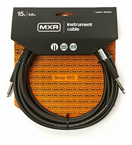 Mxr Cable De Instrumento Estándar De 15 Pies (dcis15)