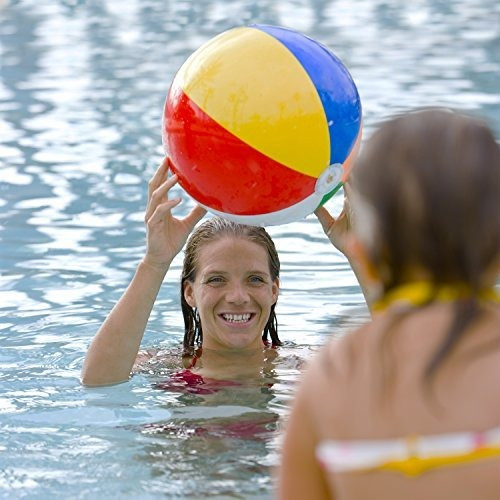 Pelotas De Playa Inflables Diseño Arcoiris Paquete De 12