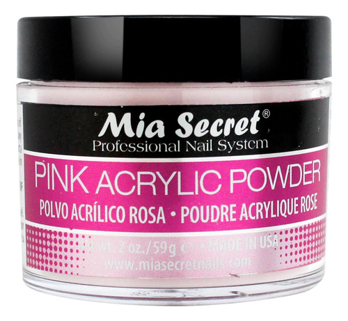Polvo Acrilico Pink Mia Secret 59gr Mia Secret Esculpidas